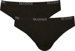 Sloggi Men Basic Heren Mini Slip - 2-pack - Zwart - Maat XXL -Merkloos Soldes 1200x822