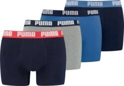 Puma Basic Boxer Heren Onderbroek - 4-pack - Maat L -Merkloos Soldes 1200x831