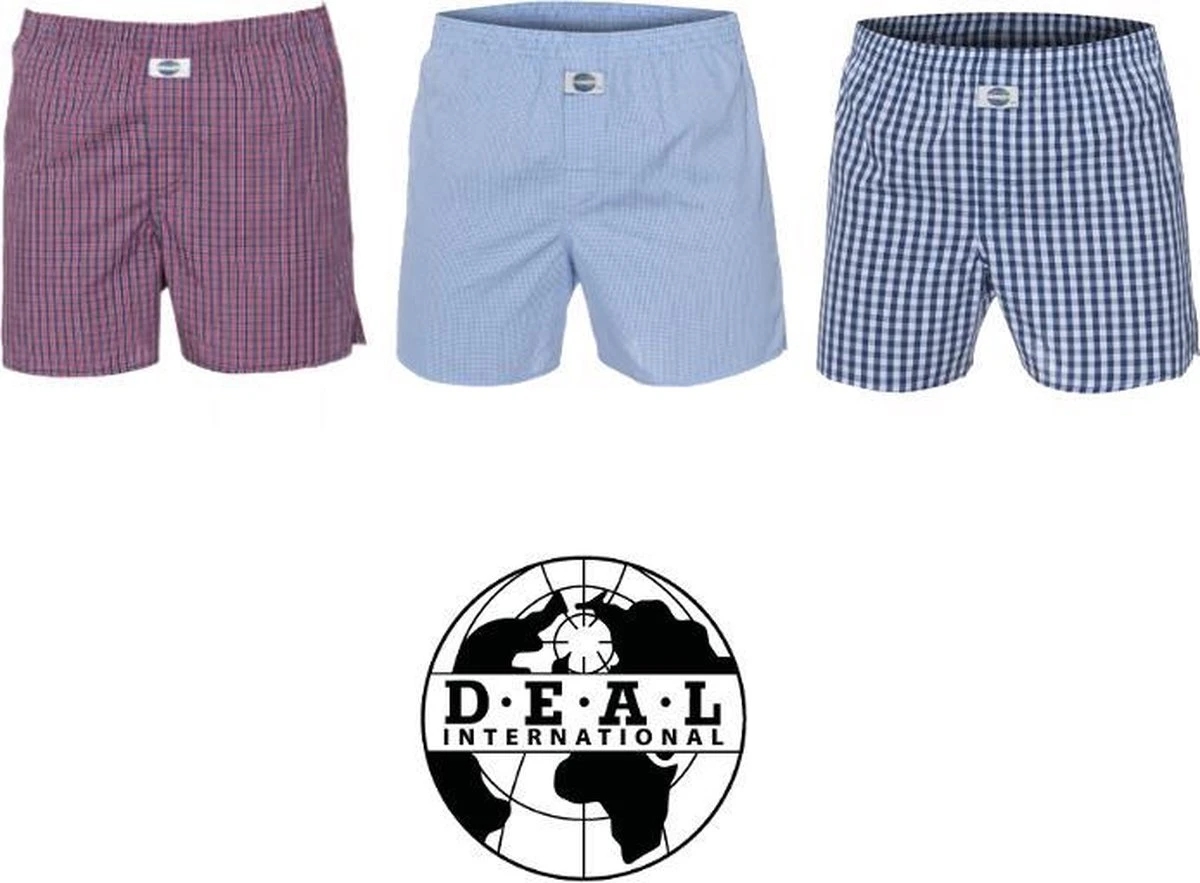 Deal Boxershorts Ruitjes 5-pack 4 Deal Boxershorts Ruitjes 5-pack – Image 2