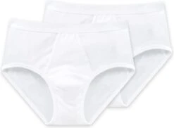 Merkloos Soldes 40 Schiesser Original Feinripp Slip 2P Heren Onderbroek - Maat XL
