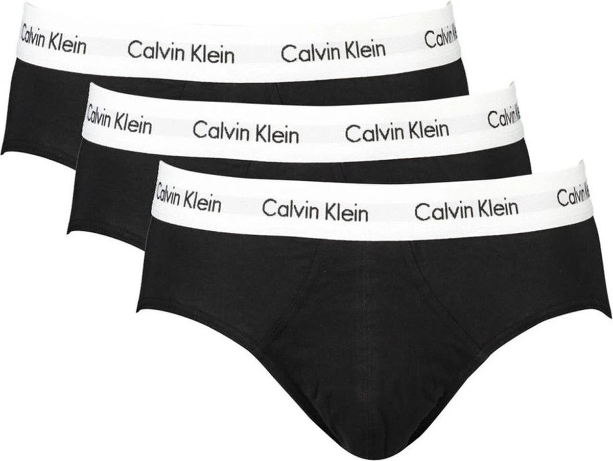Calvin Klein 3-pack - Heren Slip - Zwart - Maat XL 3 Calvin Klein 3-pack - Heren Slip - Zwart - Maat XL