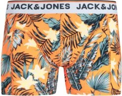 JACK&JONES JACTROPICAL FLOWERS TRUNKS 3 PACK Heren Onderbroek - Maat L -Merkloos Soldes 1200x942