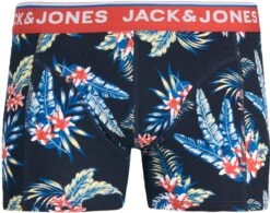 JACK&JONES JACTROPICAL FLOWERS TRUNKS 3 PACK Heren Onderbroek - Maat L -Merkloos Soldes 1200x949 2