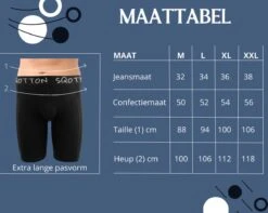 3-Pack SQOTTON® Boxershort - Extra Lange Pijp - Zwart - Maat L -Merkloos Soldes 1200x957 8