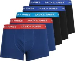 JACK&JONES JACLEE TRUNKS 5 PACK NOOS Heren Onderbroek - Maat XL -Merkloos Soldes 1200x976 1