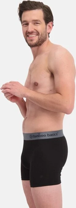 Bamboo Basics - Boxershorts Levi (7-pack) Heren - Zwart Met Grijs - L -Merkloos Soldes 441x1200 1