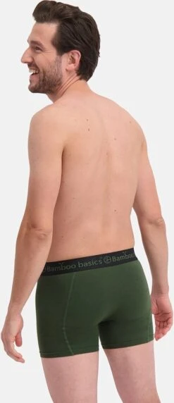 Bamboo Basics - Boxershorts Rico (3-pack) Heren - Army - L -Merkloos Soldes 518x1200