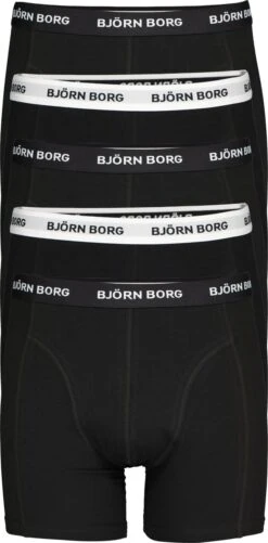 Björn Borg - Heren Onderbroeken 5-Pack Boxers Blacker - Zwart - Maat XL -Merkloos Soldes 592x1200 2
