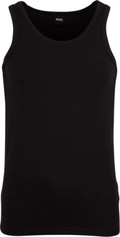 2-pack: Hugo Boss Stretch Singlets Slim Fit - O-hals - Zwart - Maat XXL -Merkloos Soldes 607x1200 2
