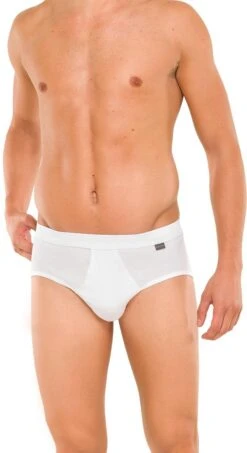 Schiesser Cotton Essentials Heren Slip - Wit - Maat L -Merkloos Soldes 654x1200 1
