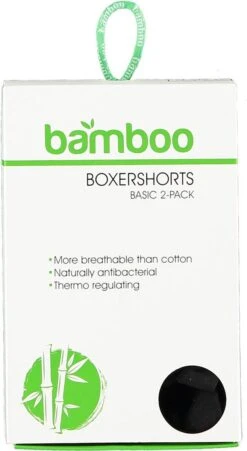 Apollo® Apollo Bamboo Boxershorts Zwart - 4 Bamboe Boxershorts Heren Zwart - Maat XL 20 Apollo® Apollo Bamboo Boxershorts Zwart - 4 Bamboe Boxershorts Heren Zwart - Maat XL -Merkloos Soldes 657x1200