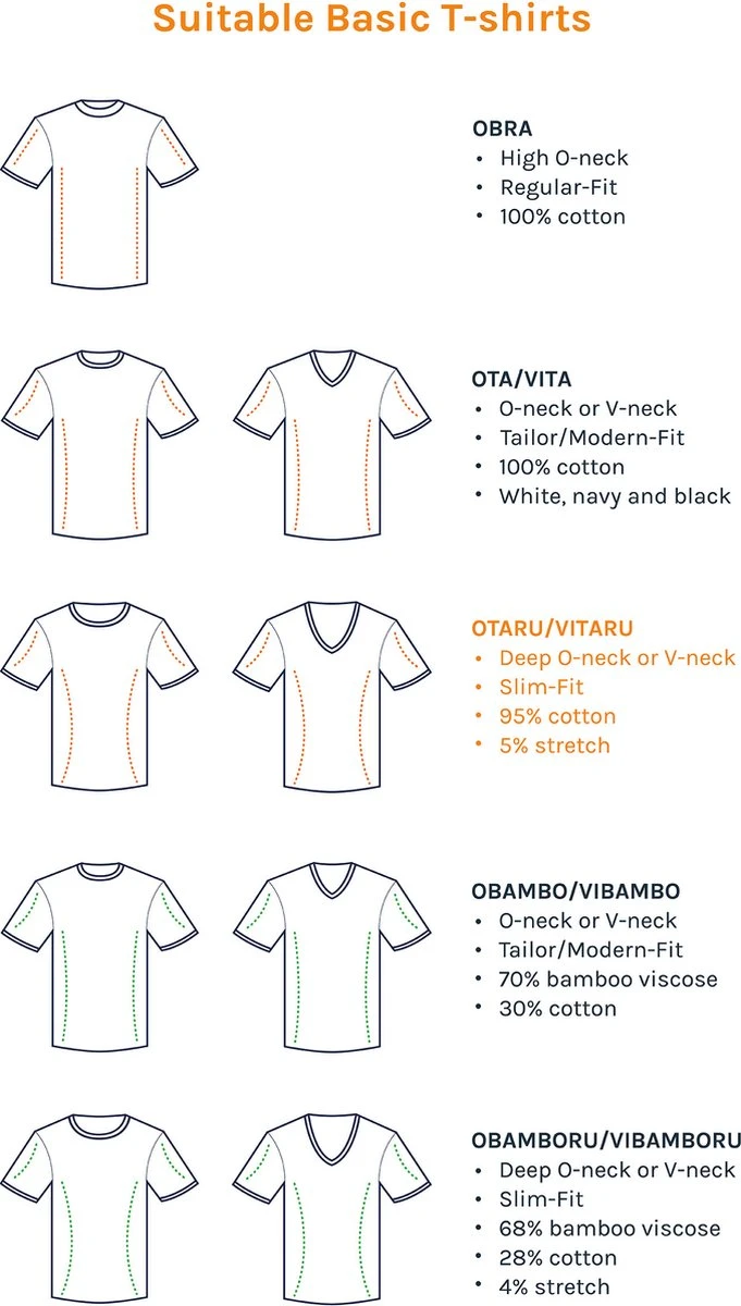 Suitable - T-shirt Wit Diepe O-hals Otaru Stretch 2-Pack - Maat L - Slim-fit 11 Suitable - T-shirt Wit Diepe O-hals Otaru Stretch 2-Pack - Maat L - Slim-fit – Image 9