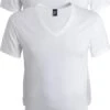 Alan Red - Dean V-Hals T-Shirt Wit (2Pack) - Maat M - Slim-fit