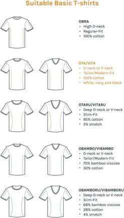 Suitable - T-shirt Wit Diepe V-hals Vibamboru Bamboe Stretch 2Pack - Maat L - Slim-fit -Merkloos Soldes 685x1200