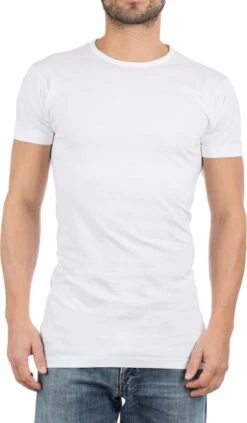 Alan Red Derby Heren T-shirt Extra Lang Wit Rond 2-Pack - XXL -Merkloos Soldes 701x1200