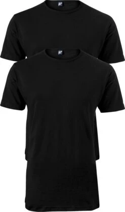 Alan Red - Derby O-Hals T-Shirt Black (2Pack) - Maat L - Regular-fit