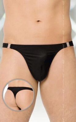 Softline - Basic Heren String - SexyMannen String - L - Zwart