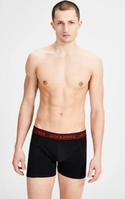 JACK&JONES JACWAISTBAND TRUNKS 3 PACK NOOS Heren Onderbroek - Maat L -Merkloos Soldes 751x1200