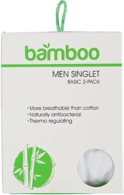 Apollo® Apollo Heren Hemden Bamboo | MAAT L | 2-pack | Wit -Merkloos Soldes 765x1200