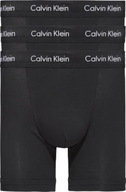 Calvin Klein Cotton Stretch Boxer Brief (3-pack) - Heren Boxers Extra Lang - Zwart Met Zwarte Tailleband - Maat: XL -Merkloos Soldes 791x1200 1