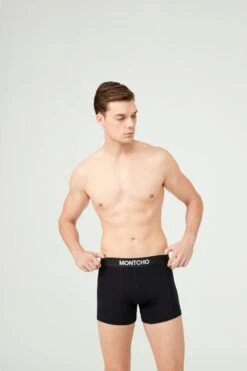 MONTCHO - Boxershort Heren - 8 Pack (4 Zwart - 4 Donkergrijs) - Maat: S -Merkloos Soldes 799x1200 10