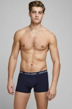JACK&JONES JACBASIC PLAIN TRUNKS 5 PACK Heren Onderbroek - Maat L -Merkloos Soldes 799x1200 8