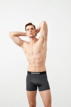 MONTCHO - Boxershort Heren - 8 Pack (4 Zwart - 4 Donkergrijs) - Maat: 2XL -Merkloos Soldes 800x1200 34