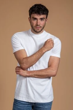 Suitable - T-Shirt Wit Hoge O-hals Obra 2-Pack - Maat L - Regular-fit -Merkloos Soldes 800x1200 51