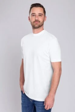 Suitable - T-Shirt Wit Hoge O-hals Obra 2-Pack - Maat L - Regular-fit -Merkloos Soldes 800x1200 52