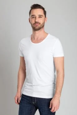 Suitable - T-shirt Wit Diepe O-hals Otaru Stretch 2-Pack - Maat L - Slim-fit 17 Suitable - T-shirt Wit Diepe O-hals Otaru Stretch 2-Pack - Maat L - Slim-fit -Merkloos Soldes 800x1200 54