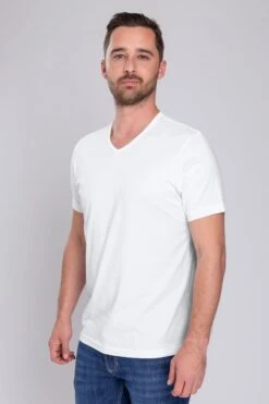 Suitable - V Hals Bamboe T-Shirt Heren 2-Pack - Modern-fit Maat L - Duurzaam -Merkloos Soldes 800x1200 62