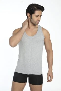 SPRUCE UP - Onderhemden - Hemden Heren - Onderhemd Heren - Grijs - Tanktop Heren - Mouwloos - Heren Ondergoed - Ronde Hals - Maat XL -Merkloos Soldes 800x1200 89