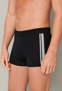 Schiesser Heren Boxershort 3-pack 95/5 - Zwart Stripe - XL - Zwart -Merkloos Soldes 811x1200