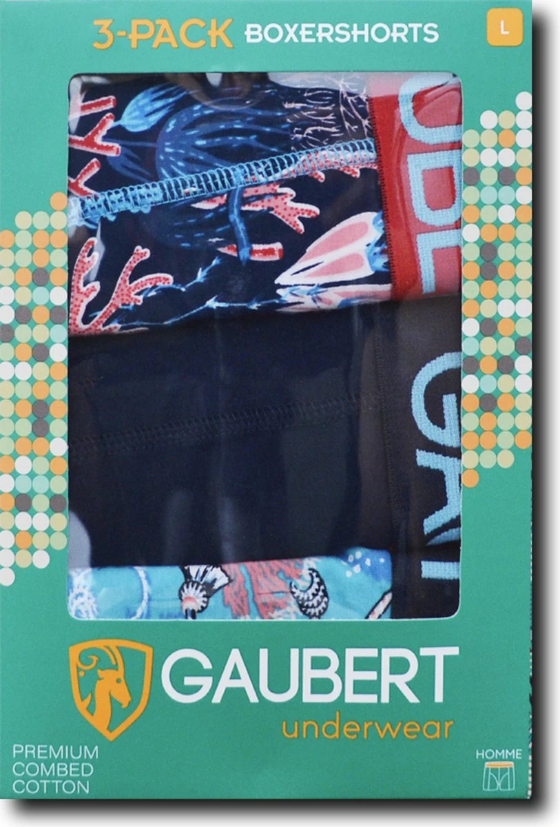 Gaubert - 9 -pack - Boxershorts Heren - Katoen Onderbroek Heren - Gekamd Katoen - Maat L 11 Gaubert - 9 -pack - Boxershorts Heren - Katoen Onderbroek Heren - Gekamd Katoen - Maat L – Image 9
