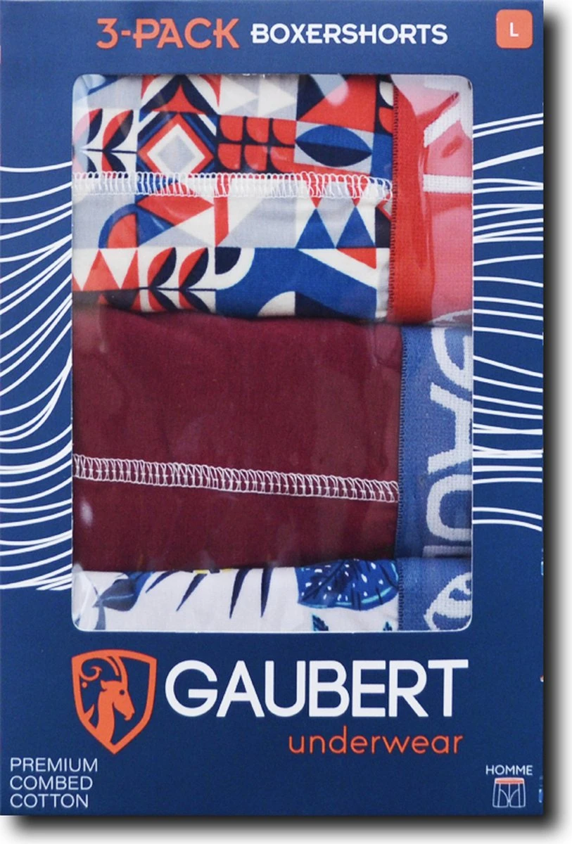 Gaubert - 9 -pack - Boxershorts Heren - Katoen Onderbroek Heren - Gekamd Katoen - Maat L 6 Gaubert - 9 -pack - Boxershorts Heren - Katoen Onderbroek Heren - Gekamd Katoen - Maat L – Image 4