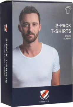 Suitable - T-shirt Wit Diepe O-hals Otaru Stretch 2-Pack - Maat L - Slim-fit 25 Suitable - T-shirt Wit Diepe O-hals Otaru Stretch 2-Pack - Maat L - Slim-fit -Merkloos Soldes 820x1200 4