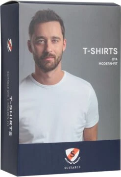 Suitable - T-shirt Wit O-hals Ota 2-Pack - Maat M - Modern-fit -Merkloos Soldes 820x1200 6