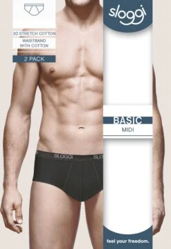 Sloggi Men Basic Heren Midi Slip - 2-pack - Zwart - Maat L -Merkloos Soldes 826x1200 1