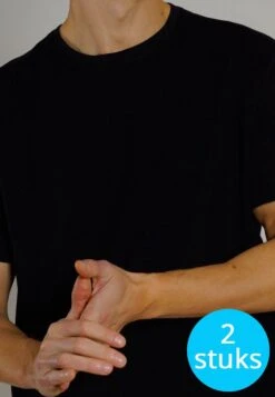 CECEBA Maverick American T-shirt (2-pack) - Ronde Hals - Zwart - Maat 5XL -Merkloos Soldes 831x1200 15