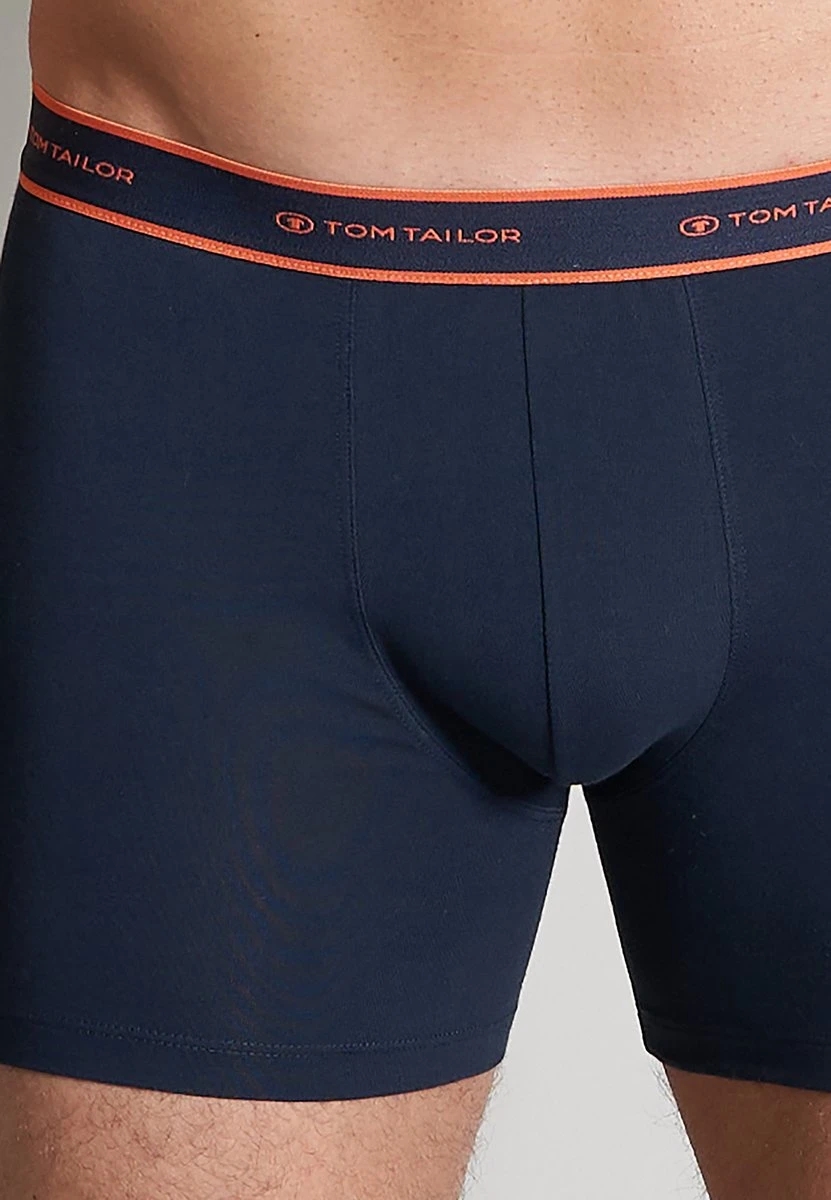 TOM TAILOR Kentucky 4-pack Heren Long Boxershorts - Blauw/groen - Maat XL 6 TOM TAILOR Kentucky 4-pack Heren Long Boxershorts - Blauw/groen - Maat XL – Image 4