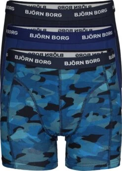 Bjorn Borg 3p SHORTS SHADELINE SAMMY - Sportonderbroek Casual - Mannen - Blauw - M -Merkloos Soldes 859x1200 1