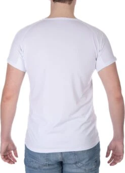 ConfidenceForAll® Heren Premium Anti Zweet Shirt Met Ingenaaide Okselpads - Zijdezacht Modal En Verkoelend Katoen - Maat L V-hals Wit -Merkloos Soldes 869x1200 2