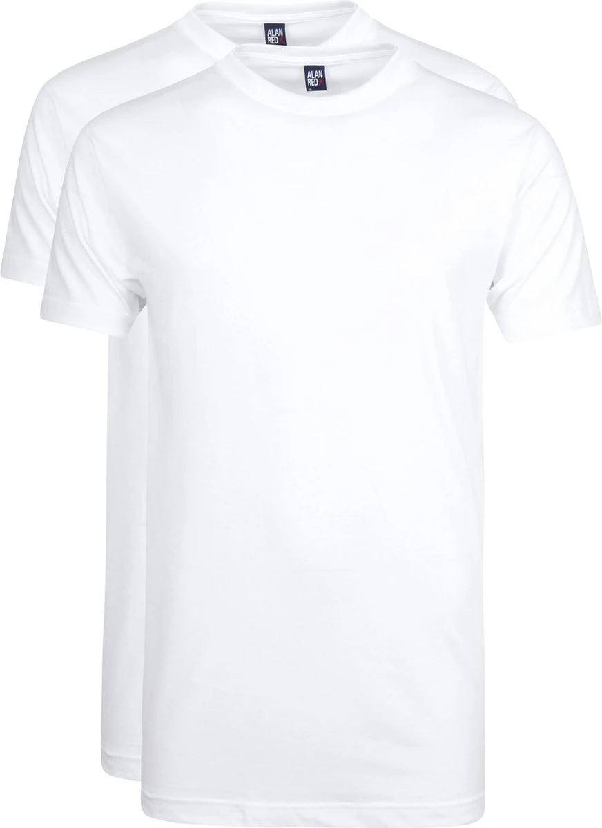 Alan Red - T-Shirt Virginia (2pack) - Maat L - Regular-fit 3 Alan Red - T-Shirt Virginia (2pack) - Maat L - Regular-fit