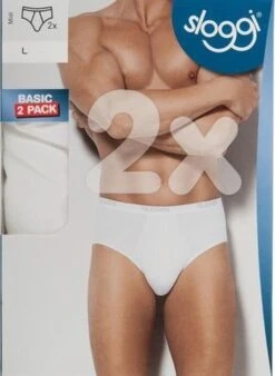 Sloggi Men Basic Heren Midi Slip - 2-pack - Zwart - Maat L -Merkloos Soldes 877x1200 2