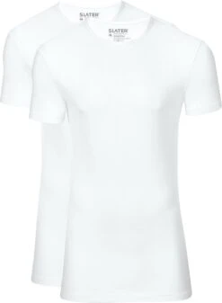 Slater 6500 - Stretch 2-pack T-shirt Ronde Hals Korte Mouw Wit L 95% Organisch Katoen 5% Elastan 21 Slater 6500 - Stretch 2-pack T-shirt Ronde Hals Korte Mouw Wit L 95% Organisch Katoen 5% Elastan -Merkloos Soldes 880x1200