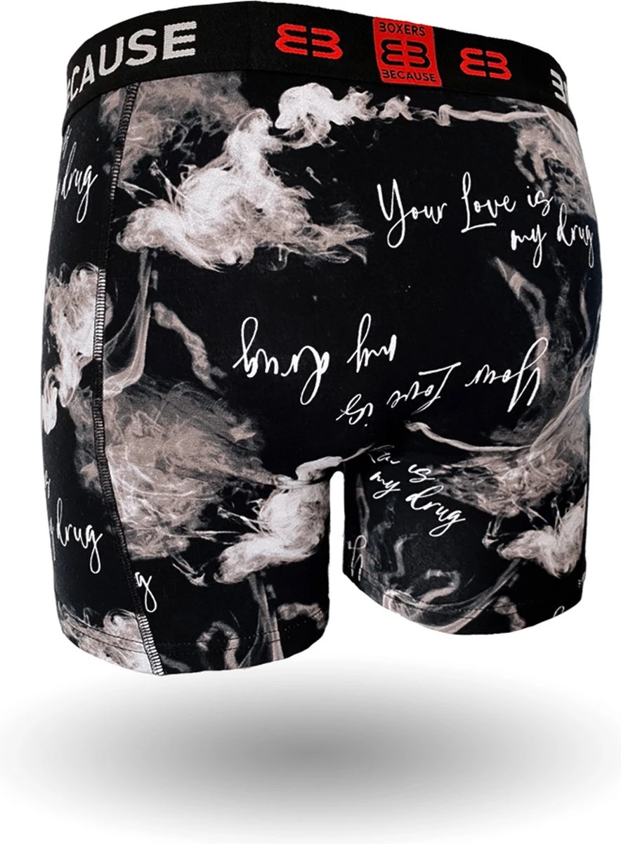 BoxersBecause - Boxershort - 5-Pack - Your Love Is My Drug - Ondergoed - Nieuwe Collectie - Heren Ondergoed 5 BoxersBecause - Boxershort - 5-Pack - Your Love Is My Drug - Ondergoed - Nieuwe Collectie - Heren Ondergoed – Image 3