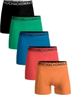Muchachomalo-5-pack Onderbroeken Voor Mannen-Elastisch Katoen-Boxershorts - Maat XL -Merkloos Soldes 898x1200