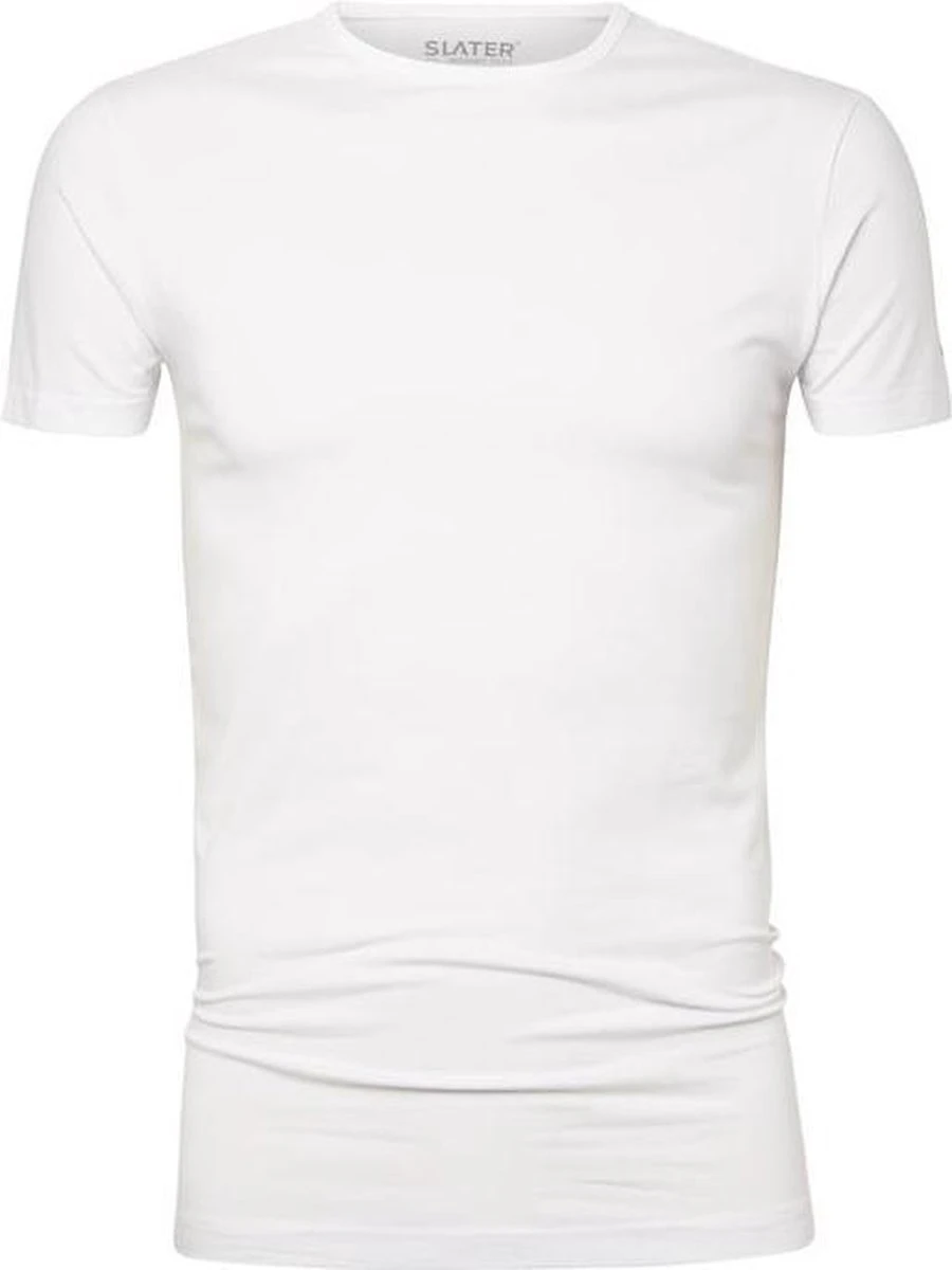 Slater 6500 - Stretch 2-pack T-shirt Ronde Hals Korte Mouw Wit L 95% Organisch Katoen 5% Elastan 17 Slater 6500 - Stretch 2-pack T-shirt Ronde Hals Korte Mouw Wit L 95% Organisch Katoen 5% Elastan – Image 15