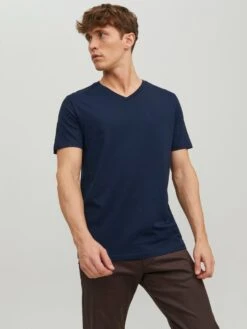JACK&JONES JJEORGANIC BASIC TEE SS V-NECK NOOS Heren - Maat L -Merkloos Soldes 900x1200 116