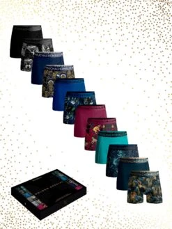 Muchachomalo-12-pack Onderbroeken Voor Mannen-Elastisch Katoen-Boxershorts - Maat L